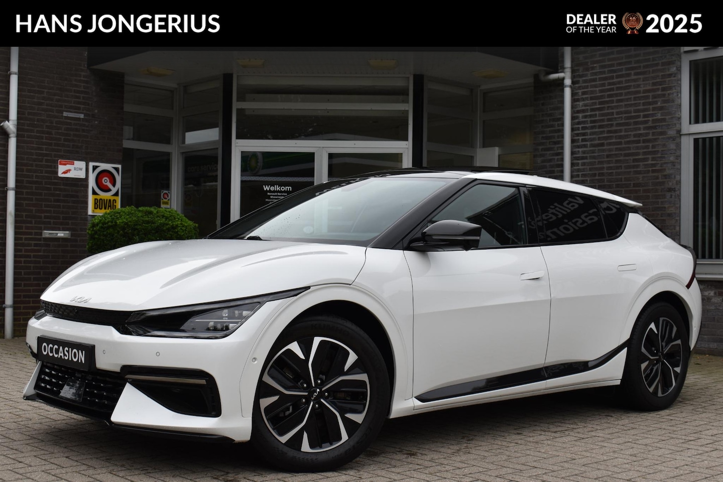 Kia EV6 - GT-Line 77.4 kWh SOH 91.7% | TREKHAAK | SCHUIF/KANTELDAK | MERIDIAN | STUUR/STOELVERWARMIN - AutoWereld.nl