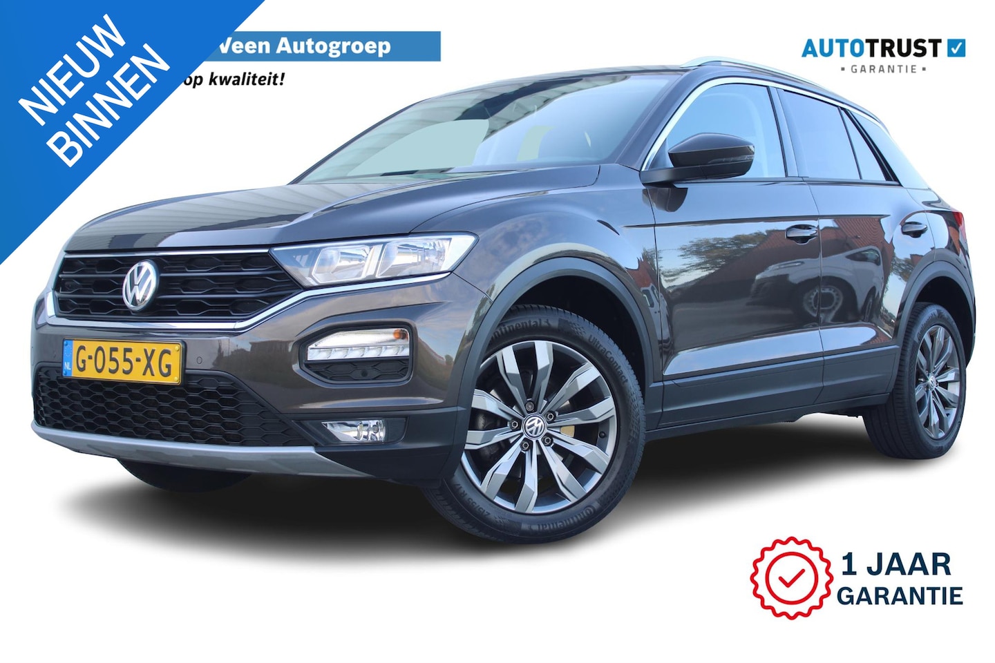 Volkswagen T-Roc - 1.0 TSI Style | Incl. 12 maanden garantie | Apple carplay/Android auto | Adaptieve cruise - AutoWereld.nl