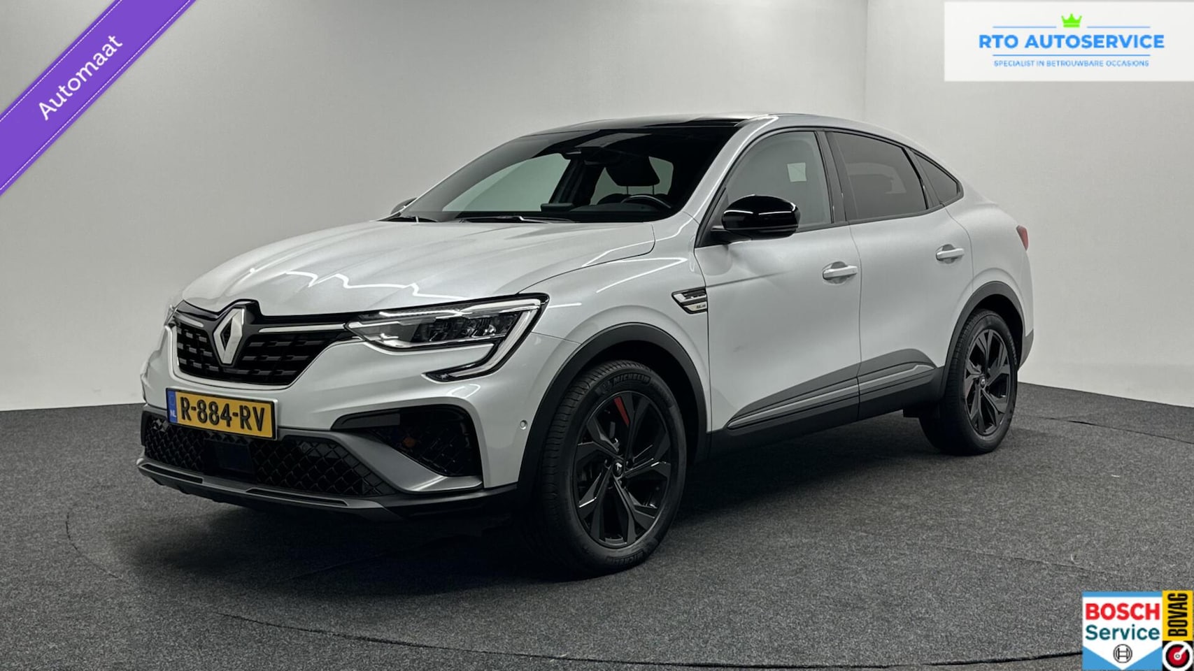 Renault Arkana - 1.6 E-Tech Hybrid 145 R.S. Line LEER CARPLAY CAMERA NAVI ADAPTIEF CRUISE. - AutoWereld.nl