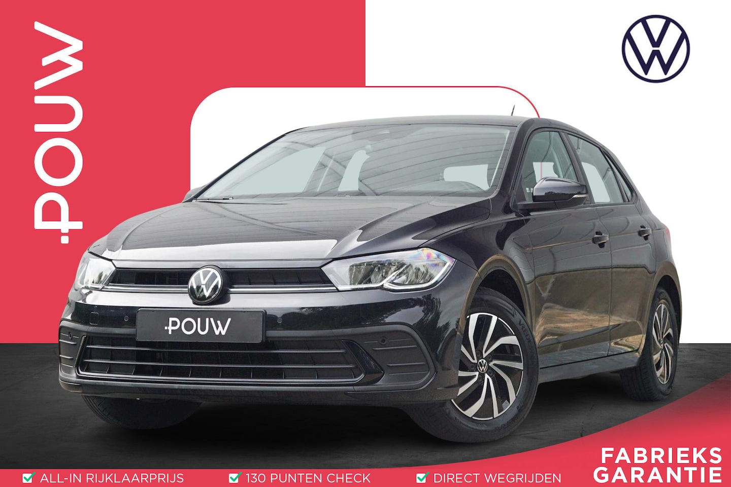 Volkswagen Polo - 1.0 TSI 95pk Life | Apple Carplay & Android Auto | Adaptive Cruise | Parkeersensoren V+A - AutoWereld.nl