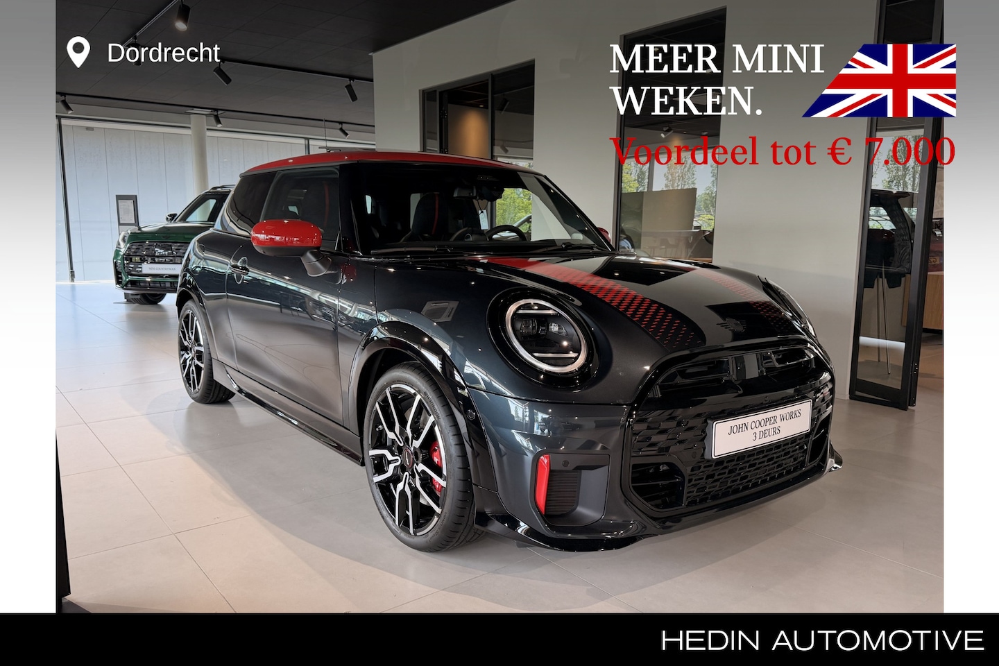 MINI 3-Deurs - 2.0 JCW John Cooper Works 231 pk Pakket XL | Panoramadak | Elektrisch verstelbare stoelen - AutoWereld.nl