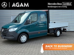 Mercedes-Benz Sprinter - 317 CDI L2 DC Open Laadbak | 3500kg Trekhaak | Face-Lift | Leer | 7-Persoons