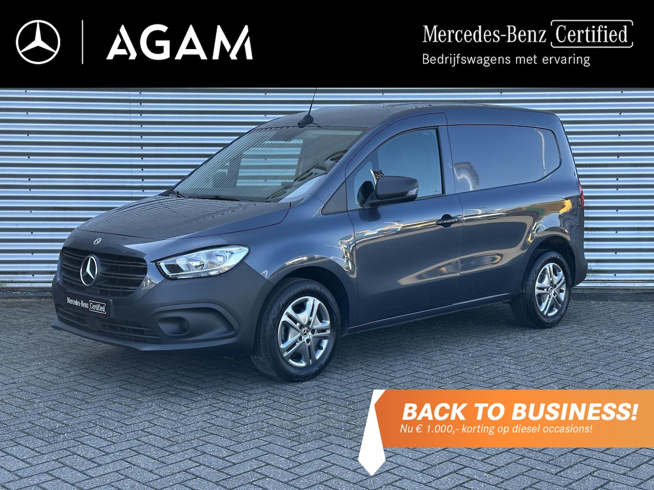 Mercedes-Benz Citan - 112 CDI L1 Airco Navigatie Trekhaak | 3-Zits | Bijrijdersbank| Apple Carplay etc etc - AutoWereld.nl