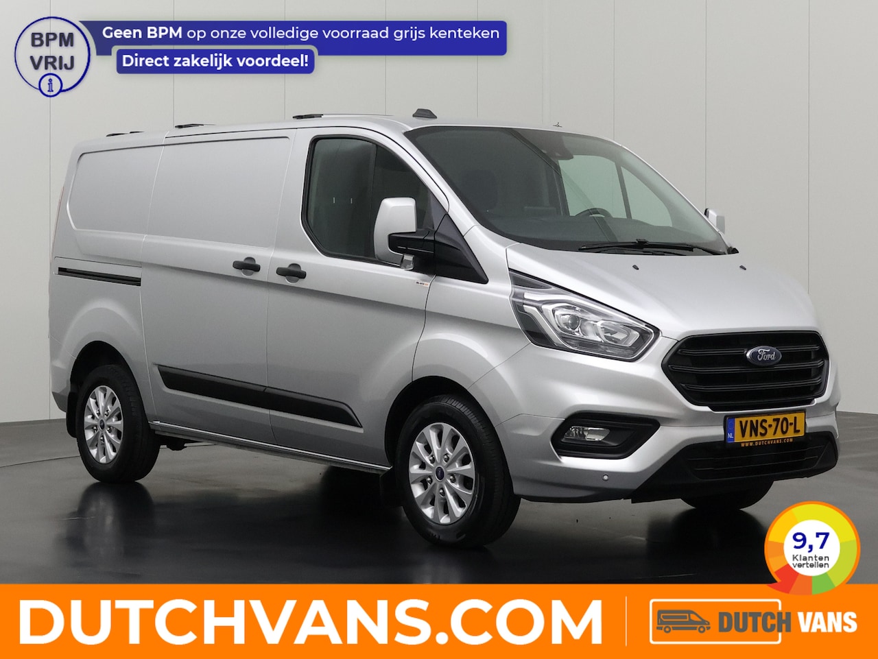Ford Transit Custom - 2.0TDCI 130PK Automaat Limited | Trekhaak | Dakdraagsysteem | Multimedia | Camera | Airco - AutoWereld.nl