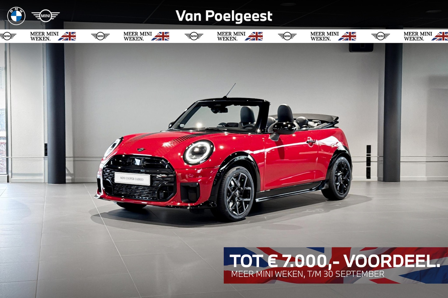 MINI Cabrio - Cooper 2.0 Cooper C John Cooper Works | Pakket M | Harman Kardon | Stoelverwarming | Comfo - AutoWereld.nl
