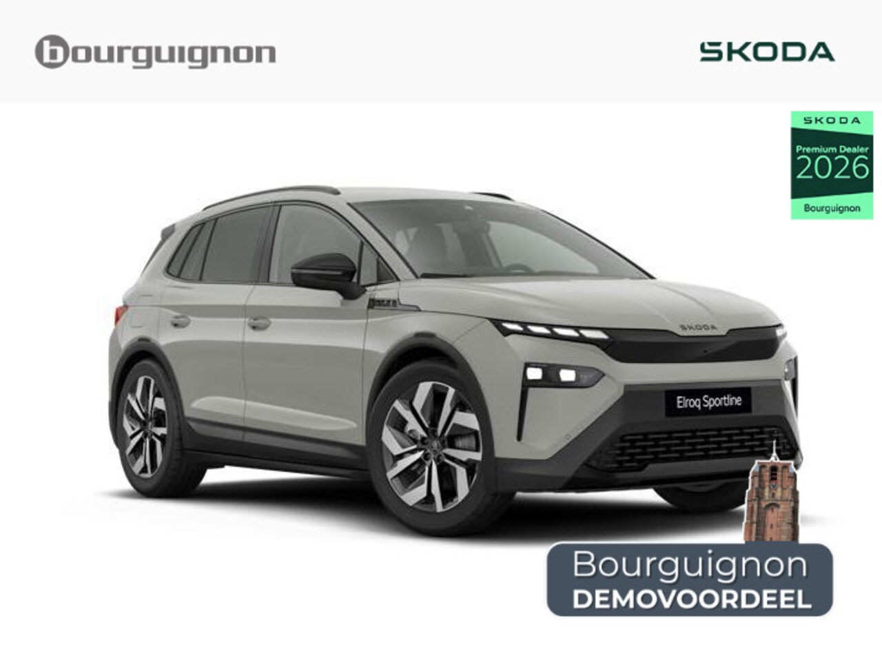 Skoda Elroq - Sportline 85 | 286 PK | Trekhaak | Stoelverwarming | Adaptive cruise control | Keyless - AutoWereld.nl