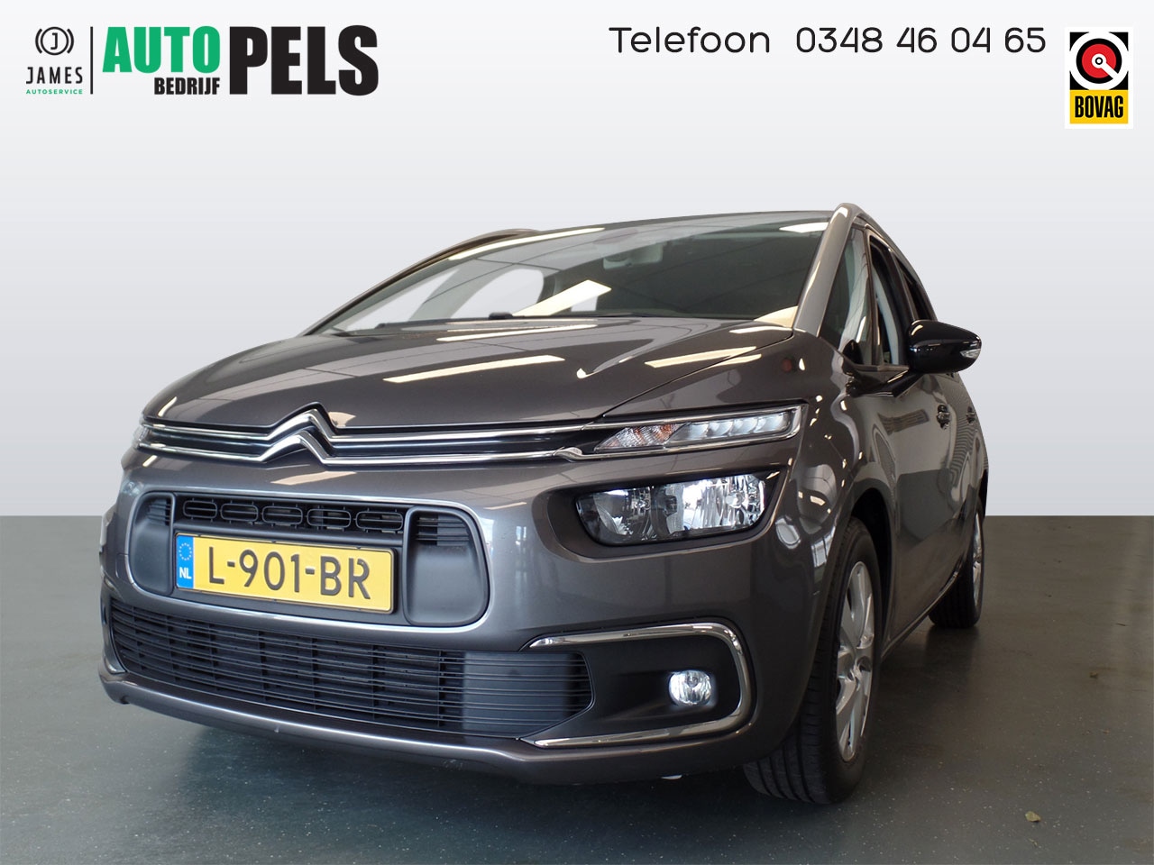 Citroën Grand C4 SpaceTourer - 1.2 PureTech Feel 130pk!!, 7 persoons uitvoering!! Navigatie, Clima controle,  Cruise cont - AutoWereld.nl
