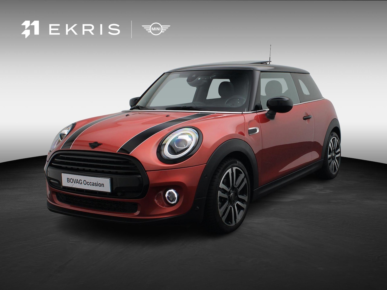 MINI 3-Deurs - Cooper Summer Red Edition + Glazen panoramadak + Harman Kardon + Comfort Access + Elektris - AutoWereld.nl