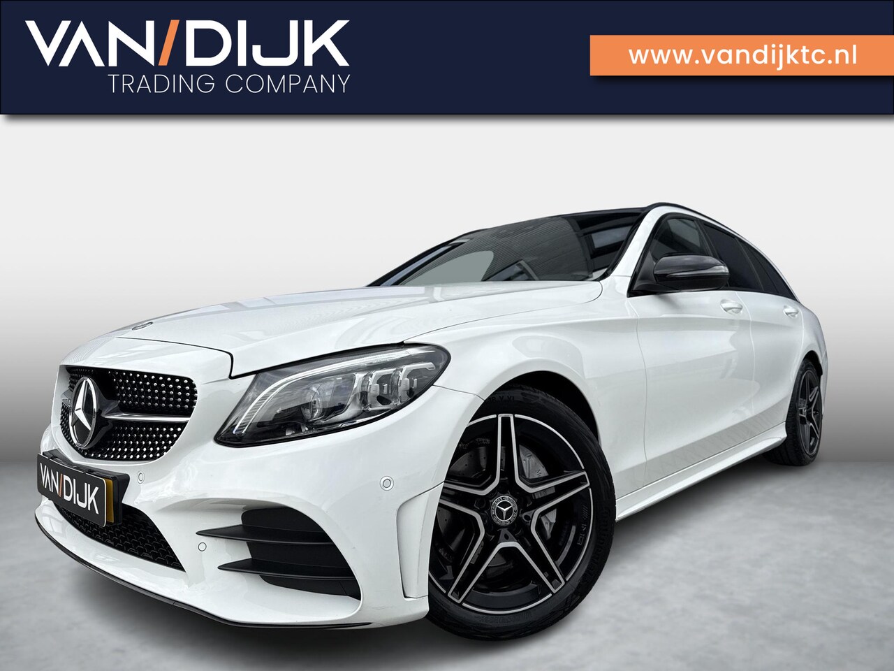 Mercedes-Benz C-klasse Estate - Business Solution AMG Plus Upgrade Edition ✓Panoramadak ✓Night-Pakket ✓Sfeerverlichting ✓N - AutoWereld.nl