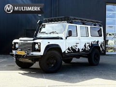 Land Rover Defender 110 - 2.5 TD5 SAFARI | GRIJS KENTEKEN 2P | LIER | LUXE STOEL | SNORKEL | DAKTENT FEMKES | RVS UI