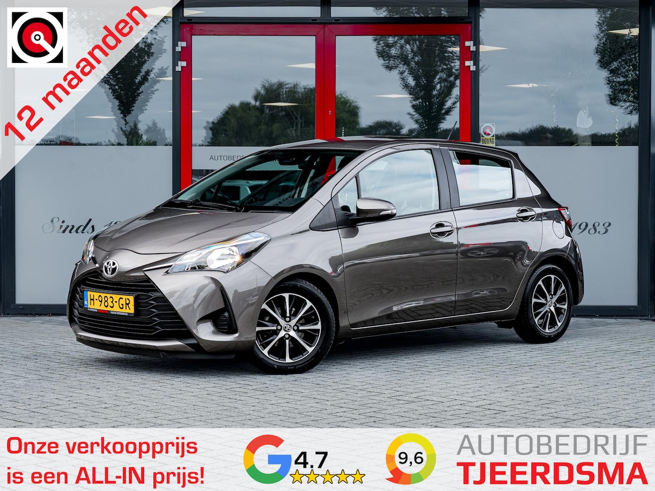 Toyota Yaris - 1.0 VVT-i Connect | Achteruitrijcamera | Airco | Metallic Lak | Lichtmetalen Velgen | Radi - AutoWereld.nl