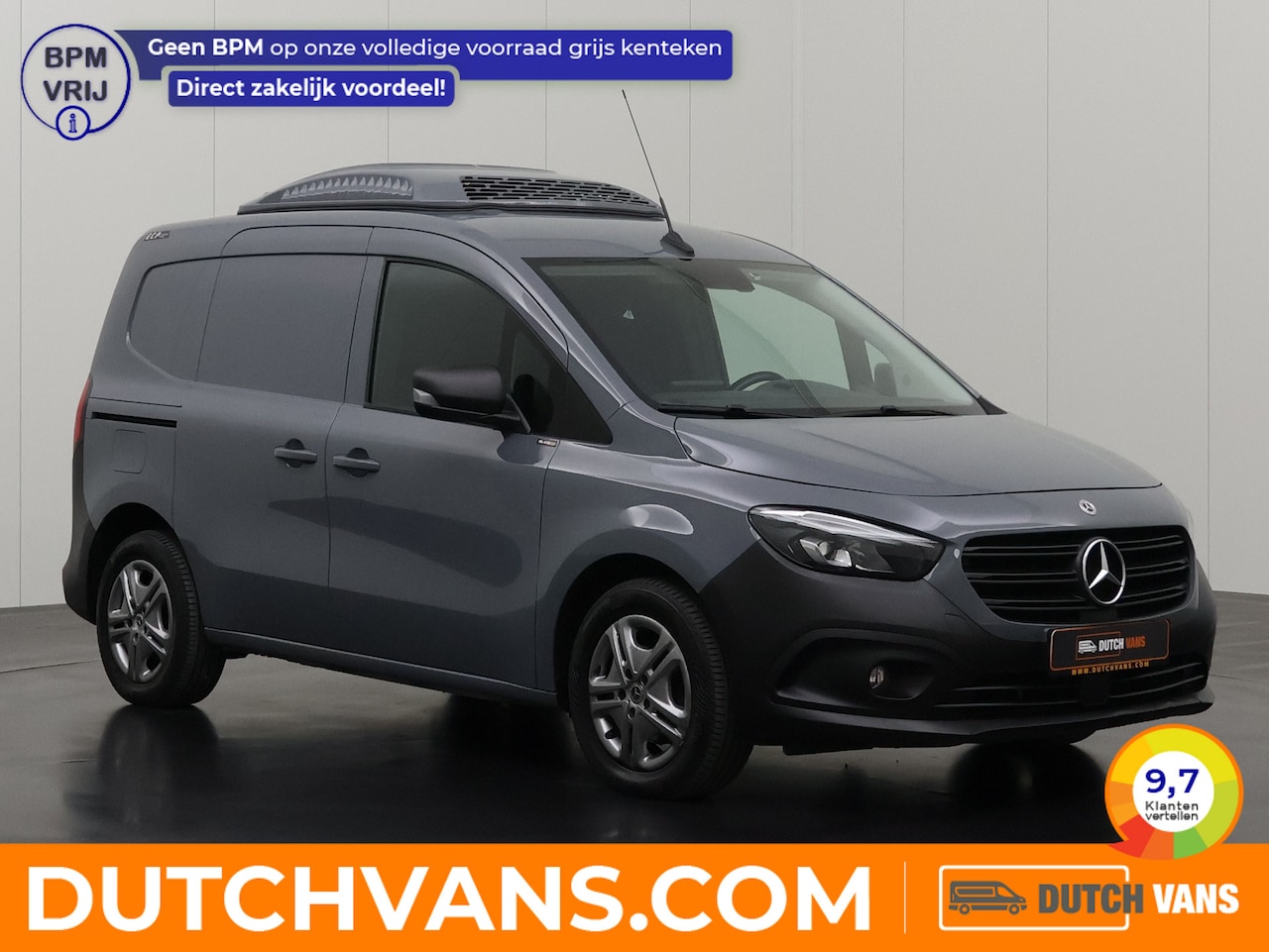 Mercedes-Benz Citan - 112CDI Automaat Lang Koelwagen 12/220V | Airco | Cruise | 3-Zits - AutoWereld.nl
