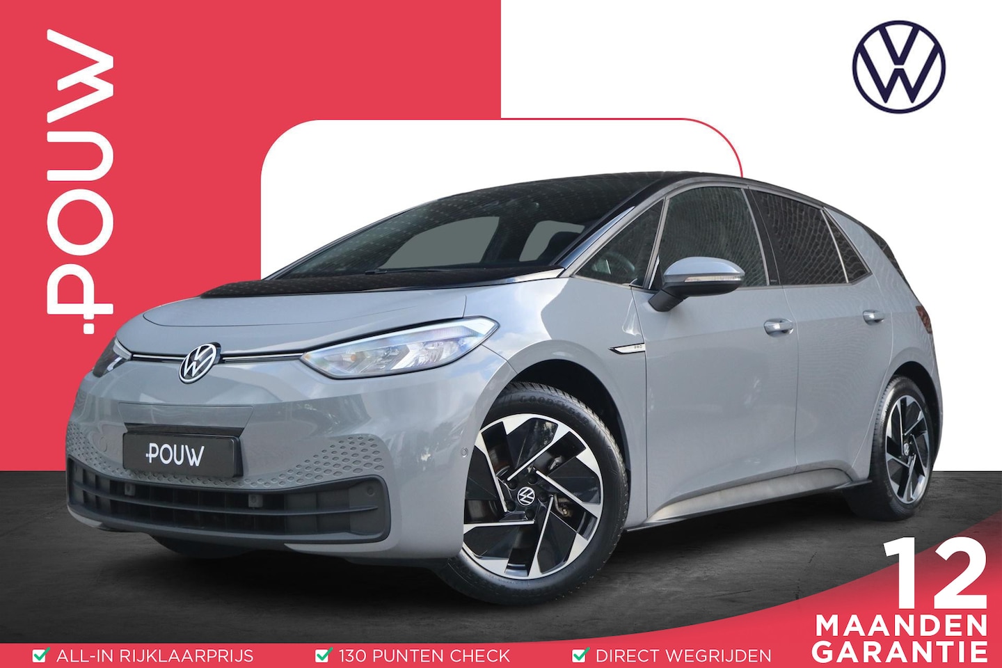 Volkswagen ID.3 - 204pk Pro Advantage 58 kWh | SoH 93% | Stoel/Stuurverwarming | Achteruitrijcamera | 18Velg - AutoWereld.nl