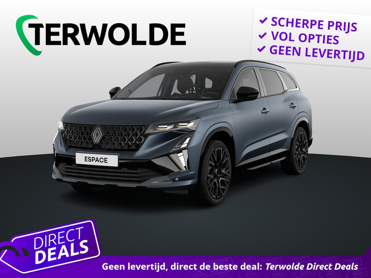 Renault Espace - esprit Alpine full hybrid E-Tech 200 | pack Initiale | pack light & sound | all-seasonband - AutoWereld.nl