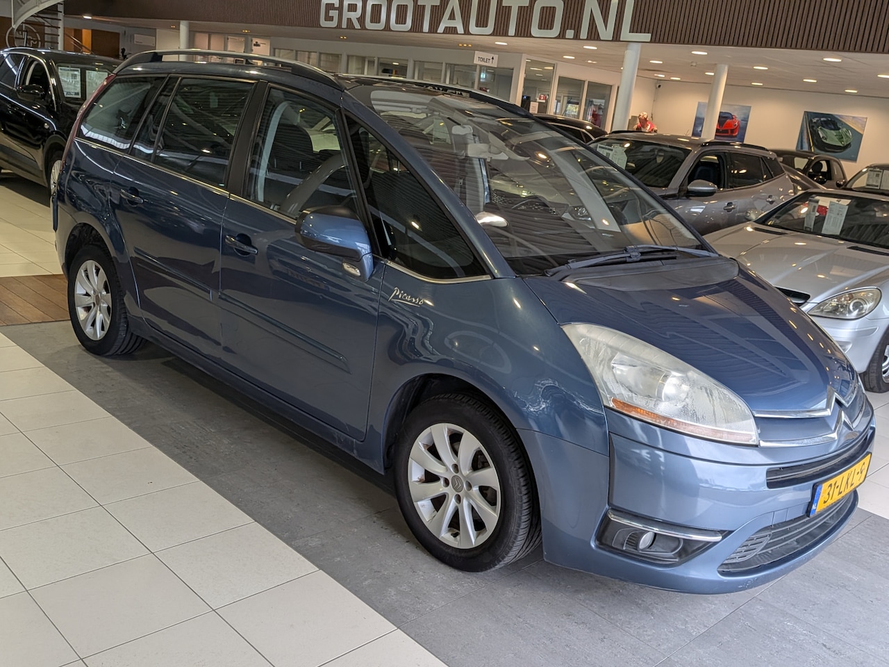 Citroën Grand C4 Picasso - 1.6 VTi Business 7persoons Airco, Cruise Control, Trekhaak, Stuurbekrachtiging - AutoWereld.nl