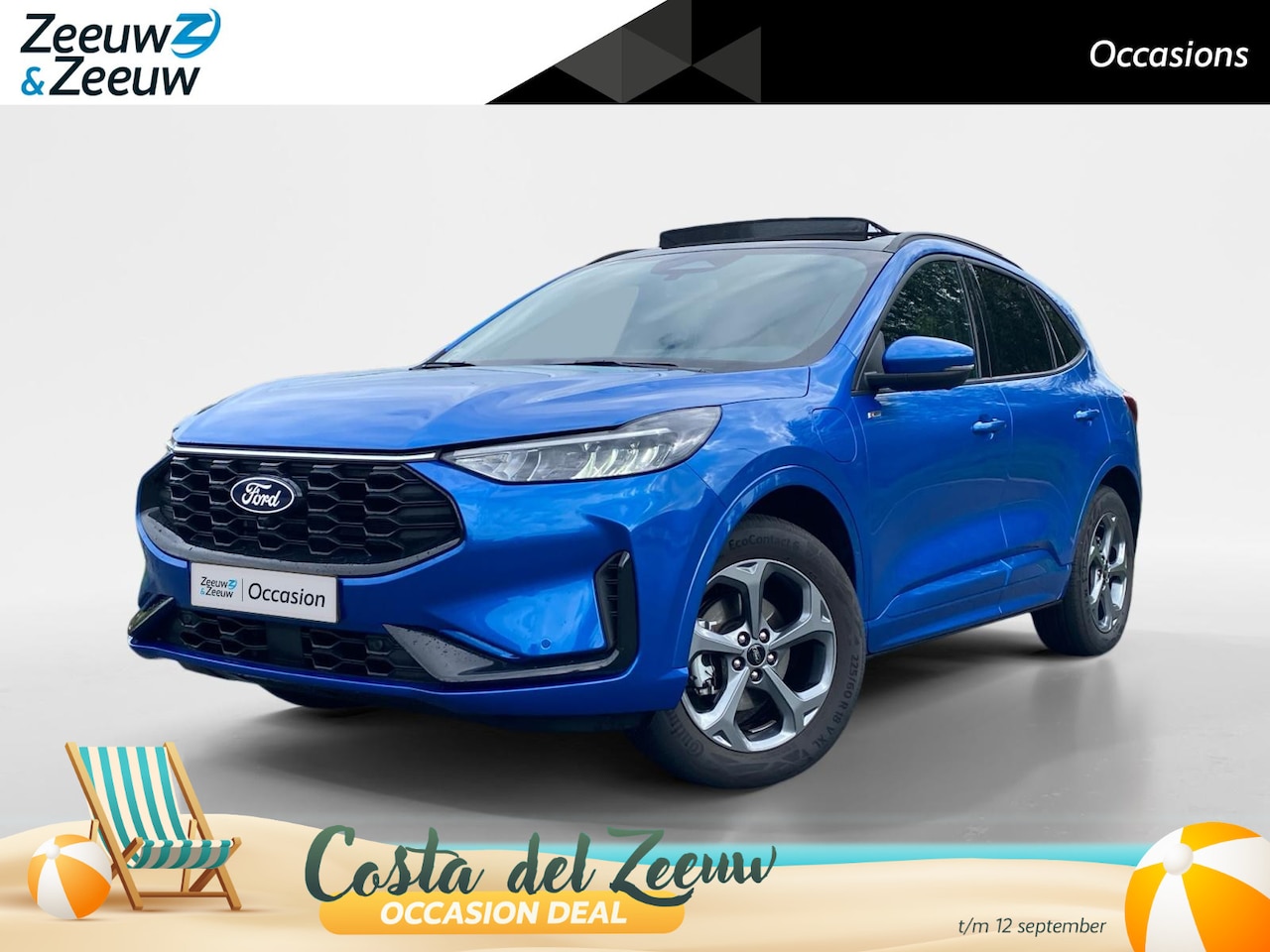 Ford Kuga - 2.5 PHEV ST-Line 243PK | NL Auto | Panoramadak | El. Trekhaak | Driver Assistance Pack | W - AutoWereld.nl