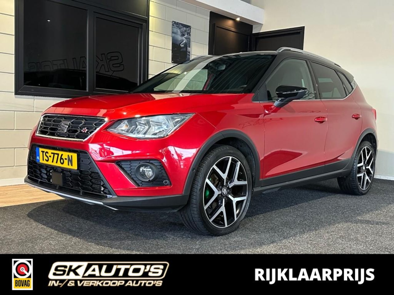 SEAT Arona - 1.0 TSI FR B. INT. l NAP l ACC l AUTOMAAT l CAMERA l NAVI l TWOTONE l - AutoWereld.nl