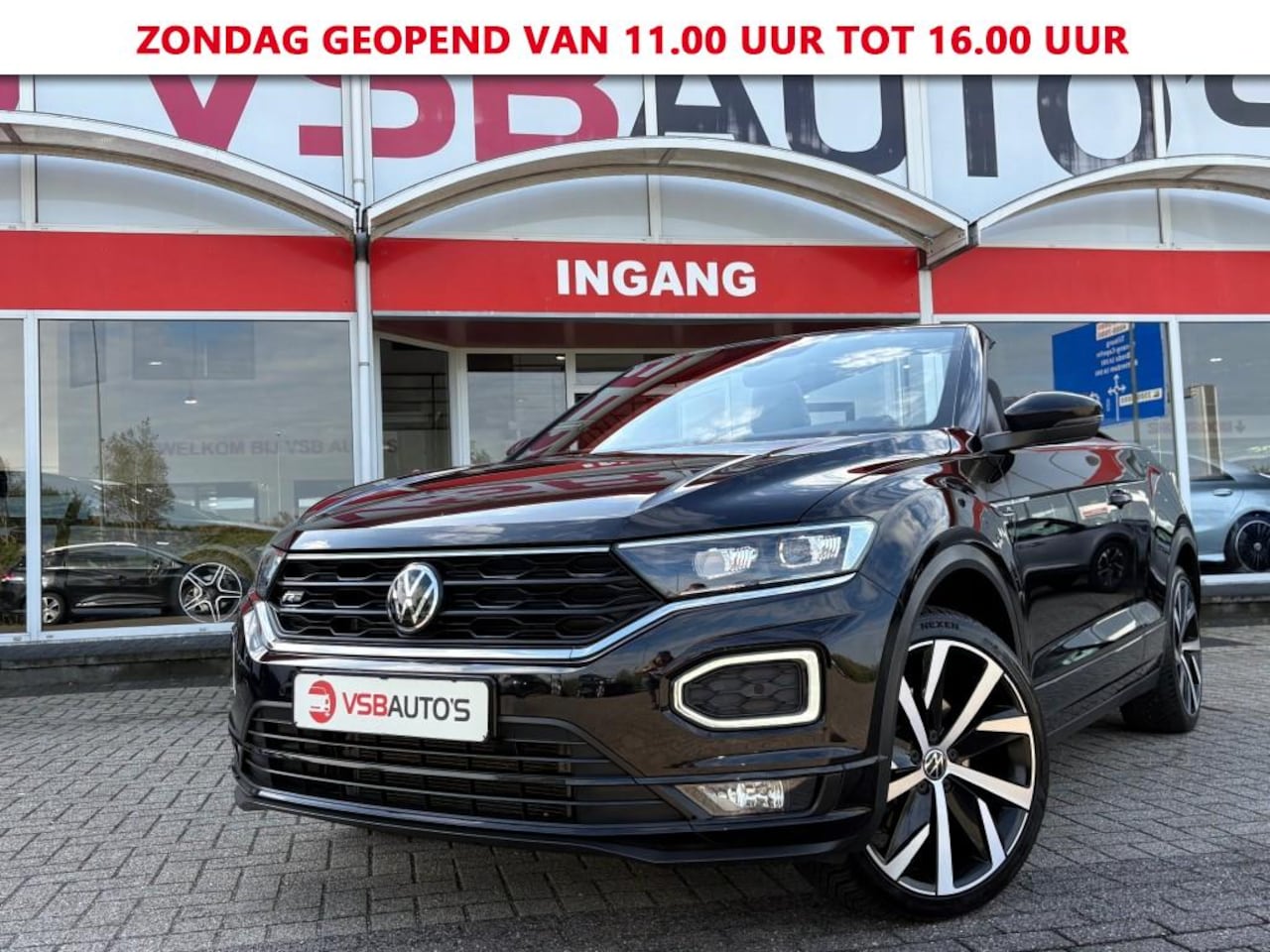 Volkswagen T-Roc Cabrio - 1.5 TSI ACT. 150PK AUT. R-LINE CABRIO LED CARPLAY NAVI AIRCO LMV PDC - AutoWereld.nl