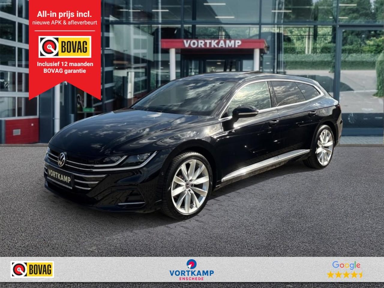 Volkswagen Arteon - 1.4 TSI e-HYBRID R-LINE B+ PANO-DAK/TREKHAAK/360CAMERA/E-KLEP/ACC/IQ-LIGHTS - AutoWereld.nl