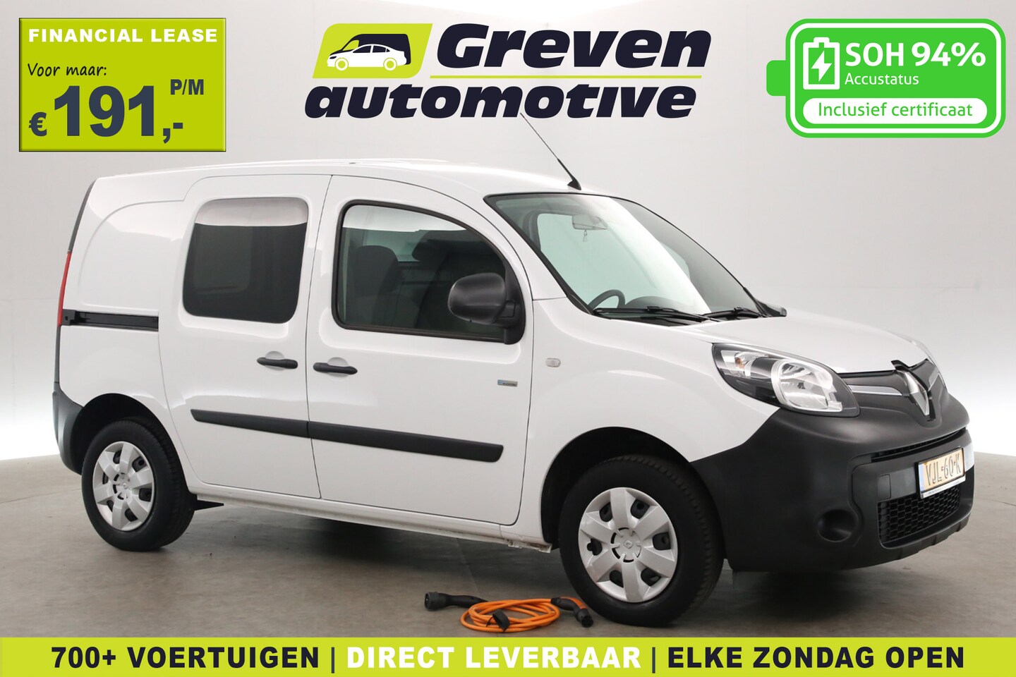 Renault Kangoo - Z.E. 33kWh | Koopaccu | SOH 94% | Airco | Cruise | Carplay | Navi | Parkeersens. - AutoWereld.nl