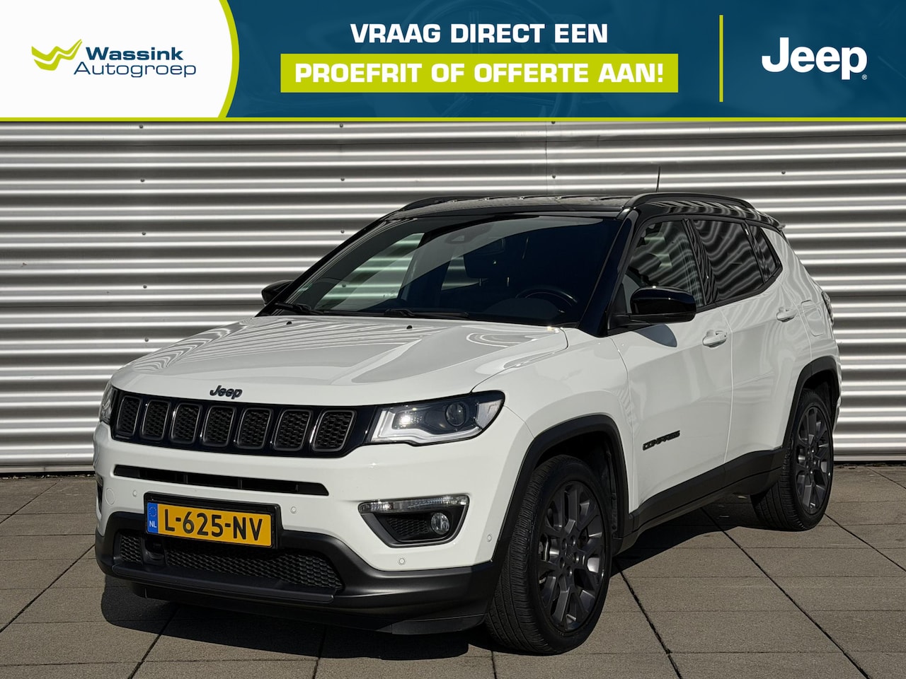 Jeep Compass - 4xe 240 Plug-in Hybrid Electric S | Cruise Control | Climate Control | Camera | Elektrisch - AutoWereld.nl