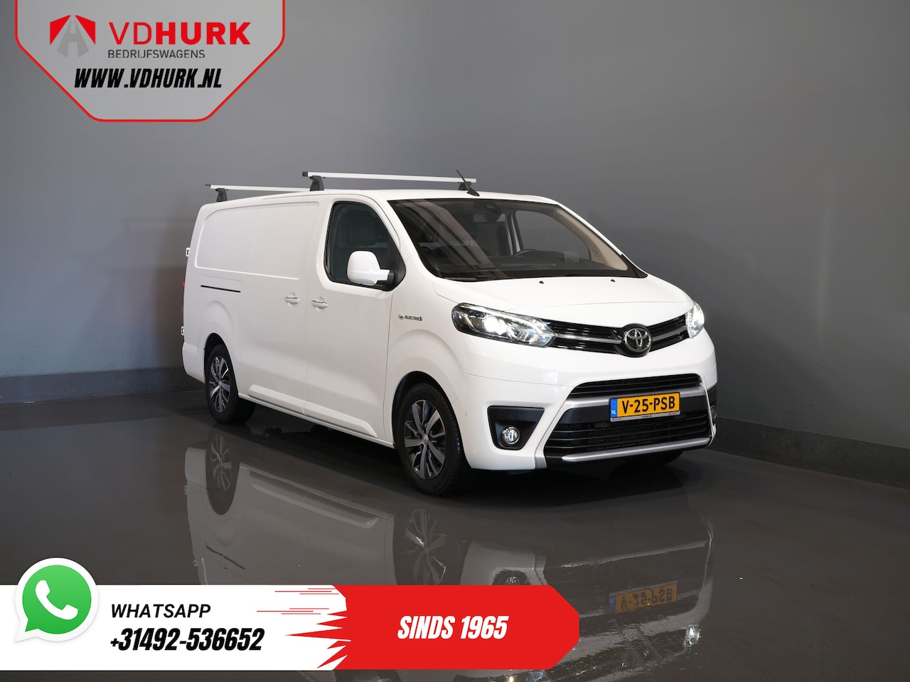 Toyota ProAce Electric Worker - L3 75 kWh 345km WLTP 2x Schuifdeur/ LED/ Head-Up/ Snellader/ Keyless/ Stoelverw./ Carplay/ - AutoWereld.nl