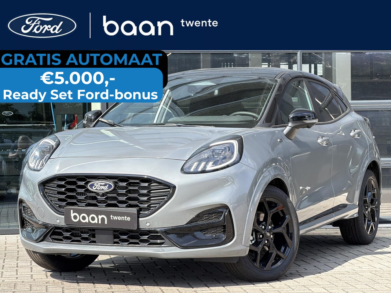 Ford Puma - 1.0 155 PK Automaat Hybrid ST-Line | Black Pack | Matrix | Driver Ass. Pack | Winter Pack - AutoWereld.nl