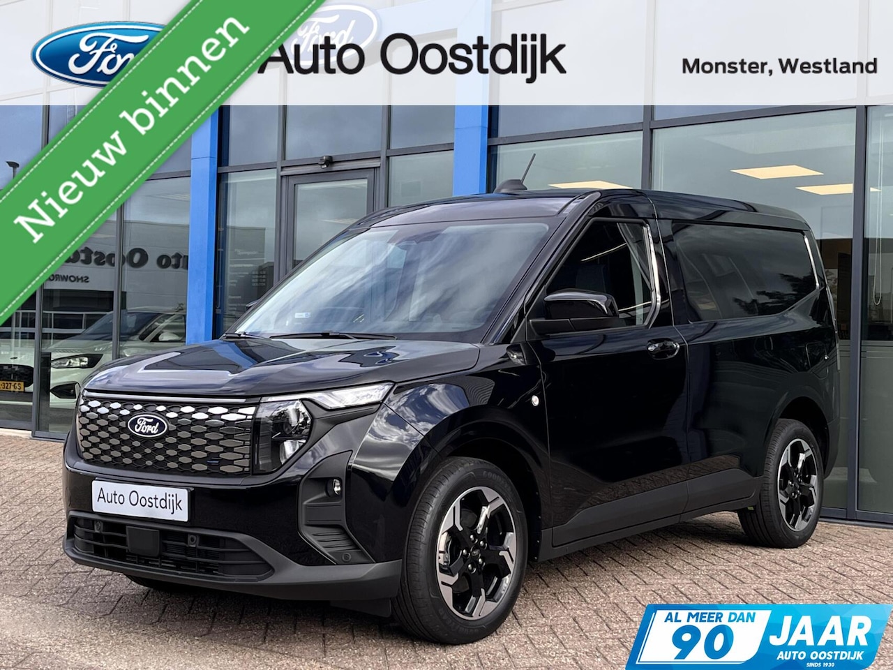 Ford Transit Courier - E-Transit Limited 46 kWh 136PK Trekhaak Winterpack Cruise Navi Camera Parkeersensoren Carp - AutoWereld.nl