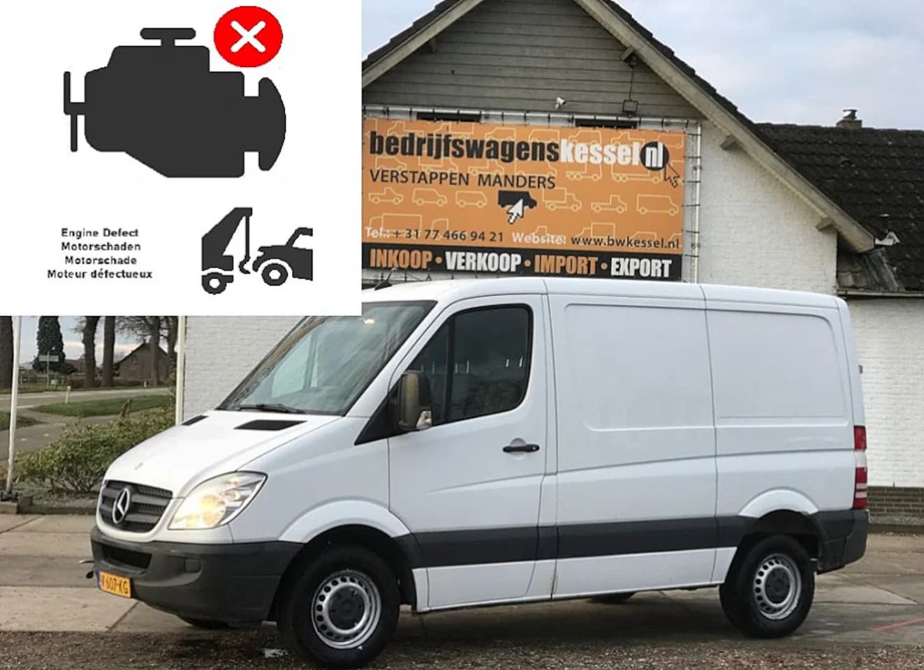 Mercedes-Benz Sprinter - 313 CDI L1H1 airco - motor probleem - AutoWereld.nl