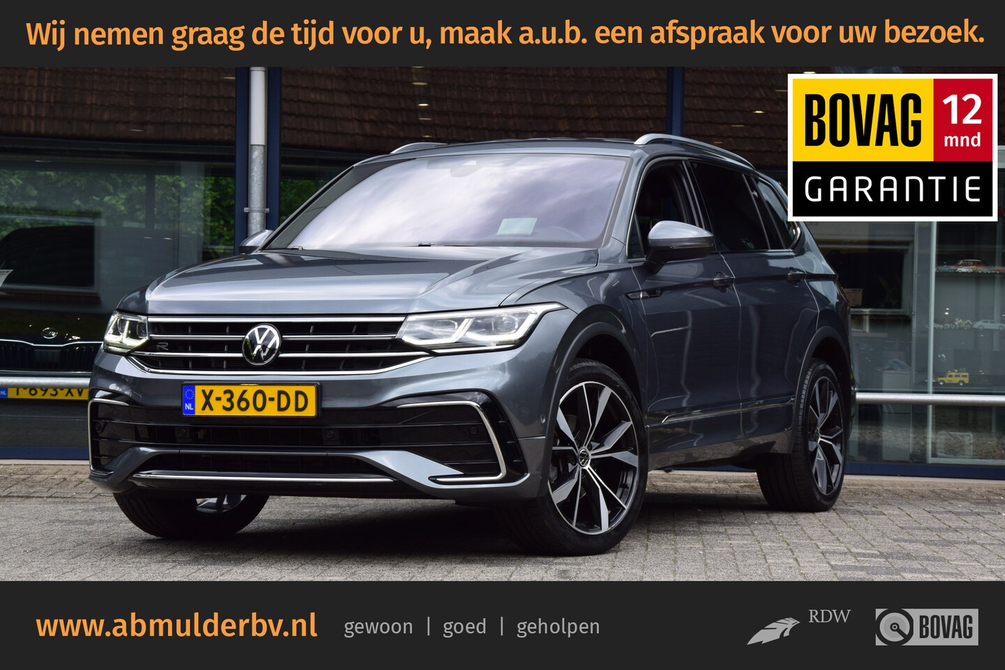 Volkswagen Tiguan Allspace - 1.5 TSI 150PK R-Line Business 7p / 7 Persoons DSG Automaat | Org. NL | BOVAG Garantie | Tr - AutoWereld.nl