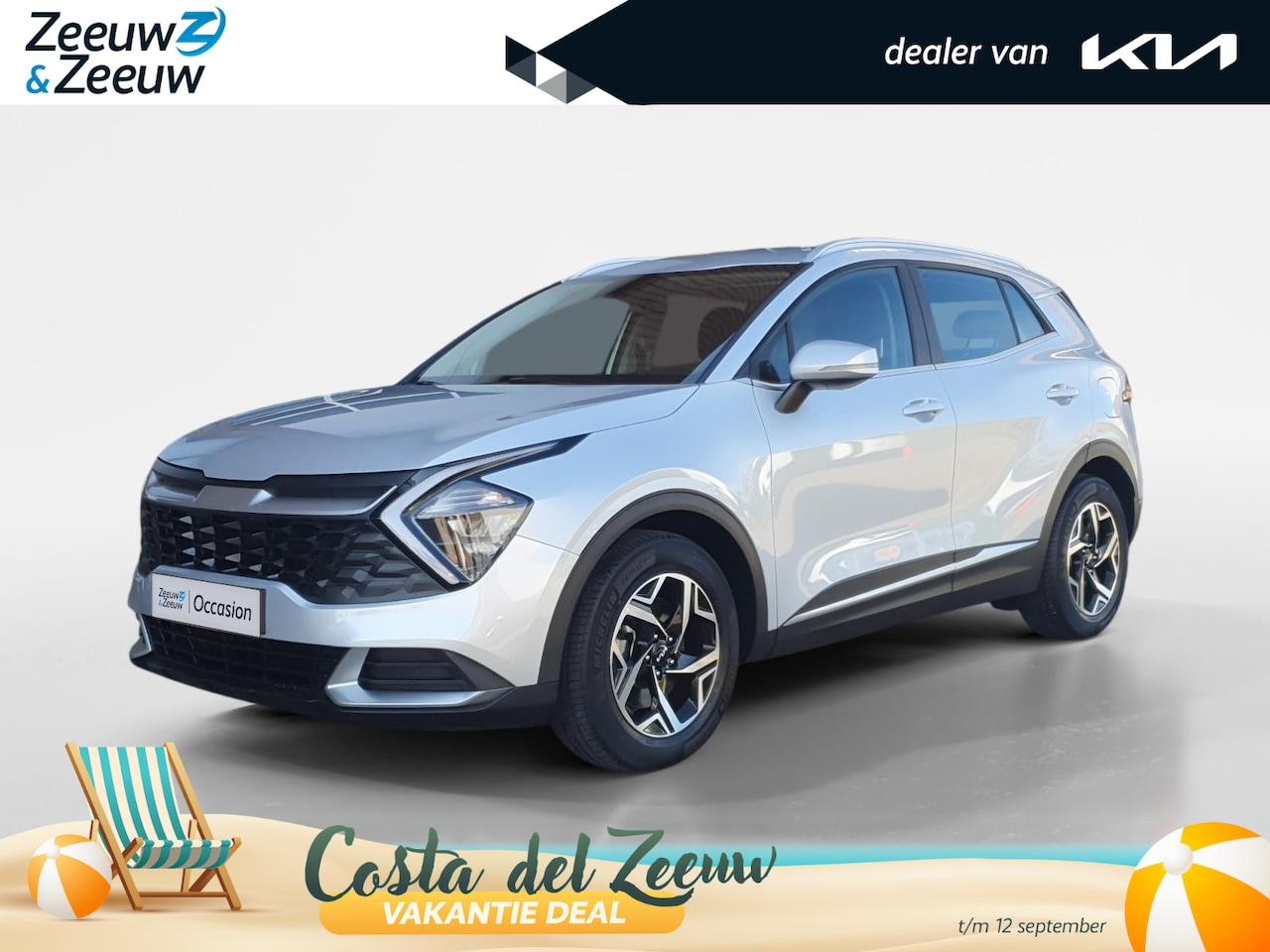 Kia Sportage - 1.6T MHEV DynamicLine Edition | Stoel en stuurverwarming | Camera | Navigatie | Apple Carp - AutoWereld.nl