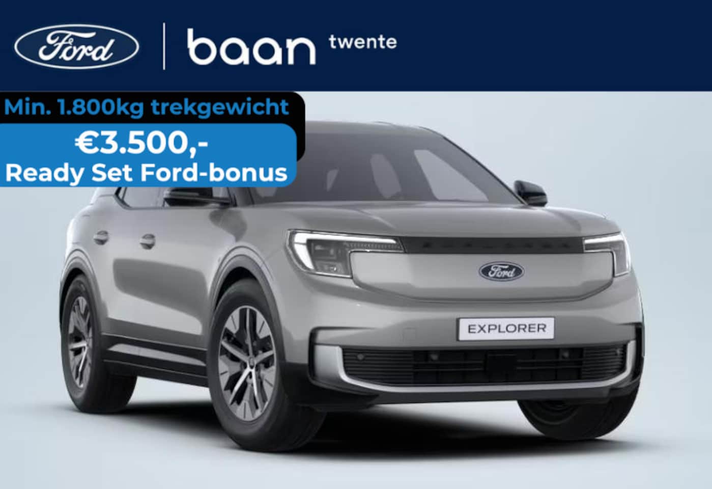 Ford Explorer - Style Standard Range RWD 58 kWh | Winter Pack | 19 inch | Solar Silver - AutoWereld.nl