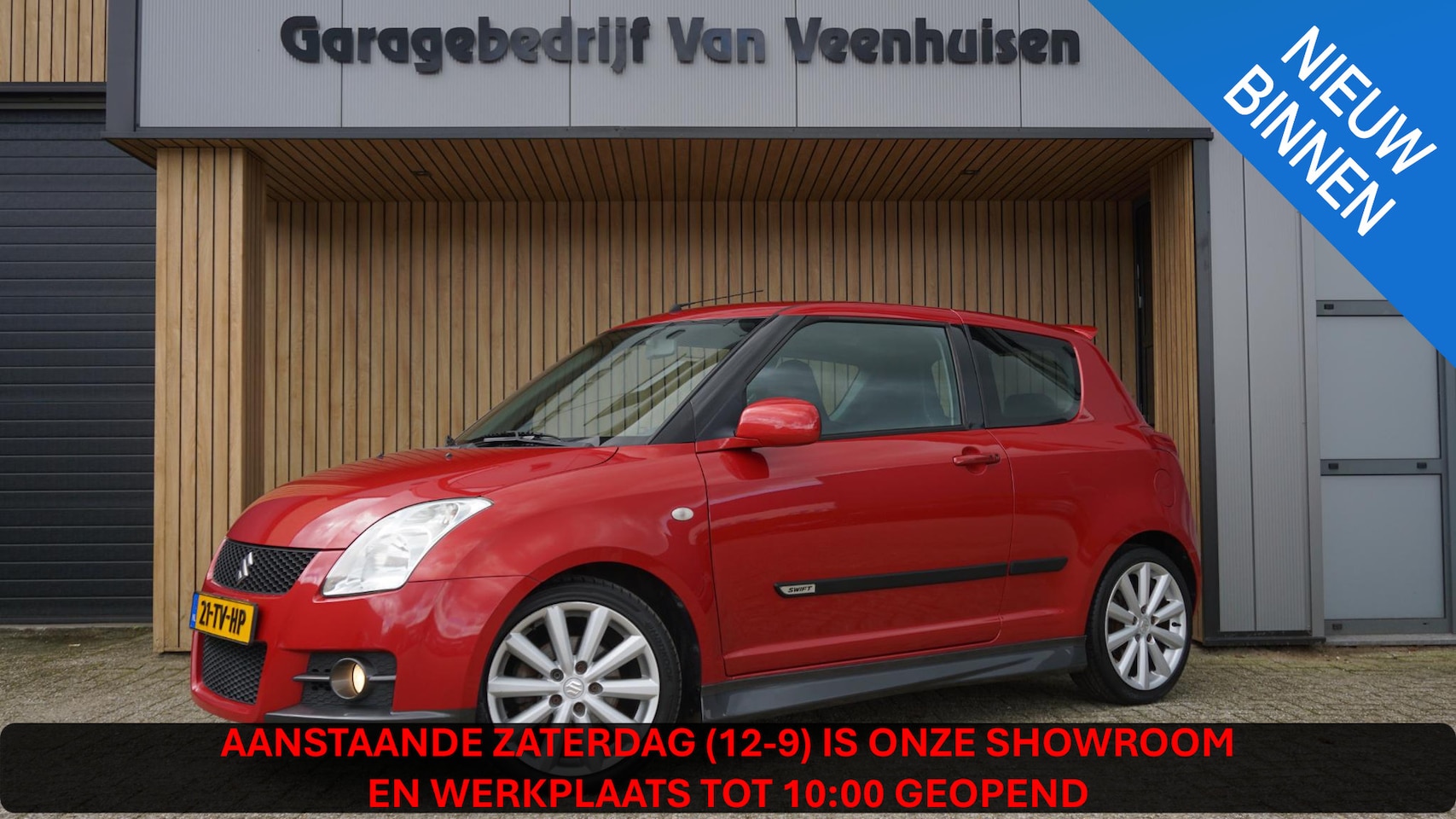 Suzuki Swift - 1.6 125pk Sport 3Drs Keyless 17inch LM A-Spoiler *NL auto* 3e Eigenaar - AutoWereld.nl