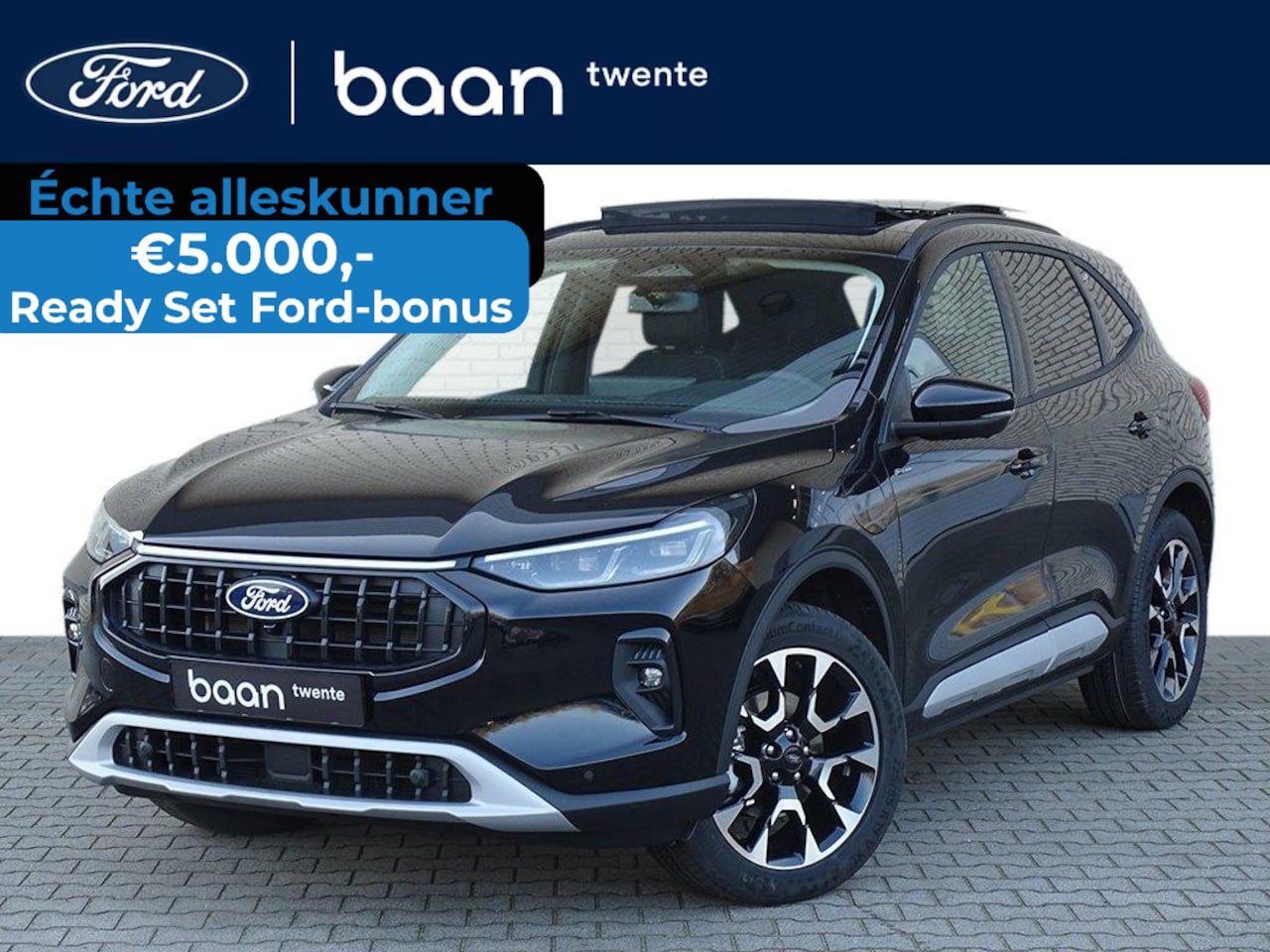 Ford Kuga - 2.5 PHEV Active X | Trekhaak wegkl. | Winter Pack | Matrix LED | Panorama dak | Agate Blac - AutoWereld.nl