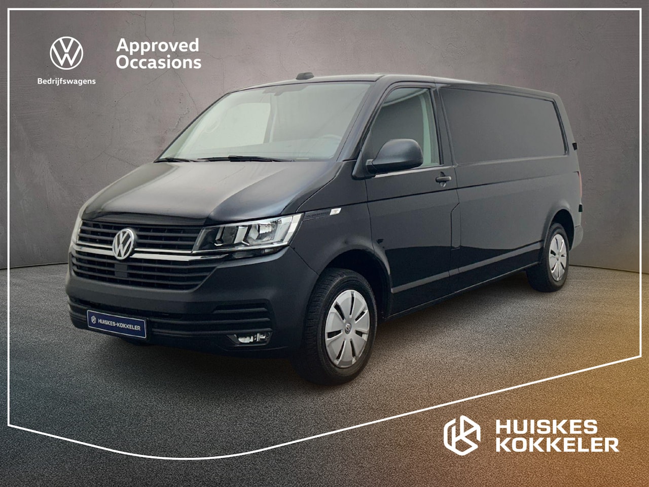 Volkswagen Transporter - T6.1 2.0 TDI 110pk L2 Comfortline | Achterdeuren | Navi | Trekhaak | BPM-vrij | DAB | Park - AutoWereld.nl