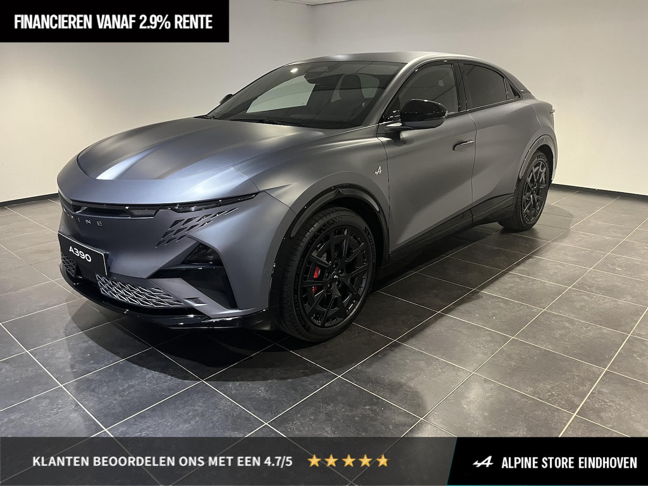 Alpine A390 - GT 89kWh | Pack Driving | Devialet Xtreme sound | 20'' | Cristal noir matte Finish | Lede - AutoWereld.nl