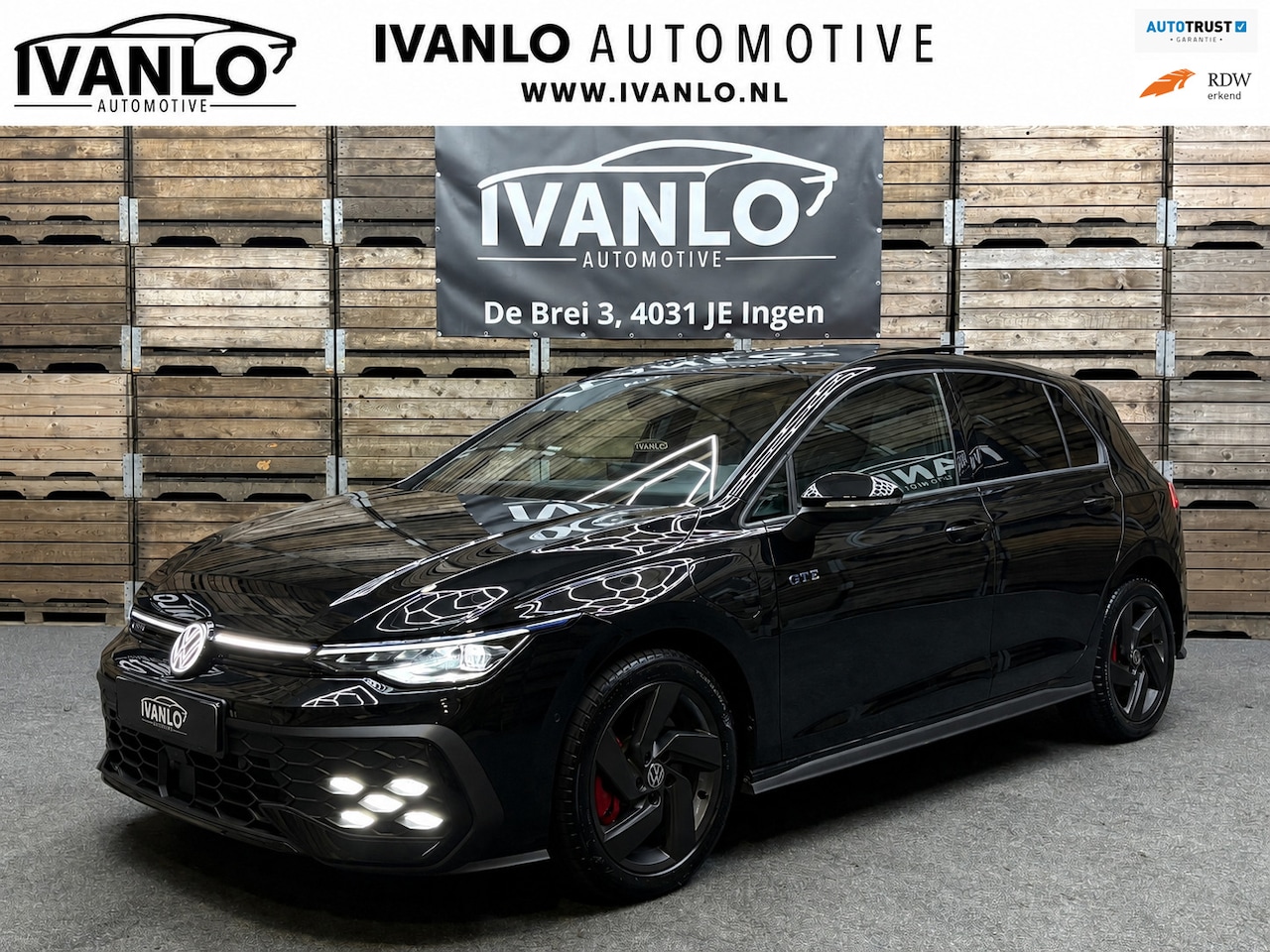 Volkswagen Golf - 1.5 eHybrid GTE Leder "vienna"Led IQ Lights Pano Trekhaak HUD 17"LM - AutoWereld.nl