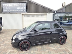 Fiat 500 C - 0.9 TwinAir Lounge Black Airco|Leer|Cabrio|Pdc|Nap