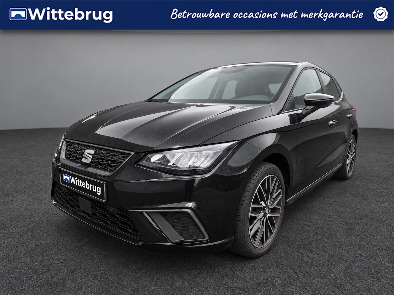 SEAT Ibiza - 1.0 TSI Edition Parkeersensoren / 17"LM velgen / Airco / Bluetooth / Navigatie by Full Lin - AutoWereld.nl