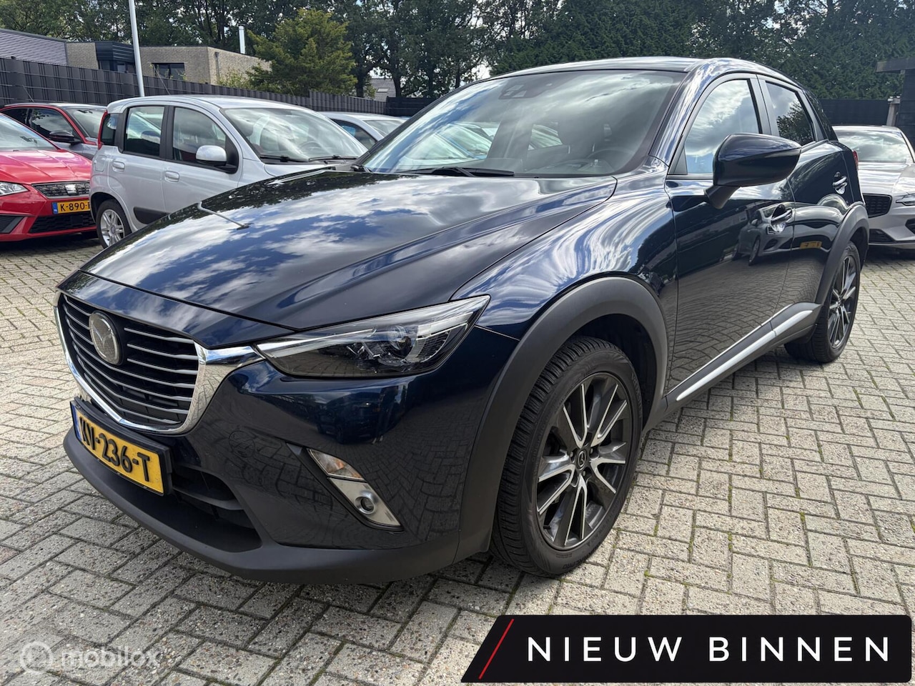 Mazda CX-3 - 2.0 SkyActiv-G 120 GT-M AUTOMAAT / LEDER / BOSE / PDC / NAVI / DEALER O.H. / - AutoWereld.nl