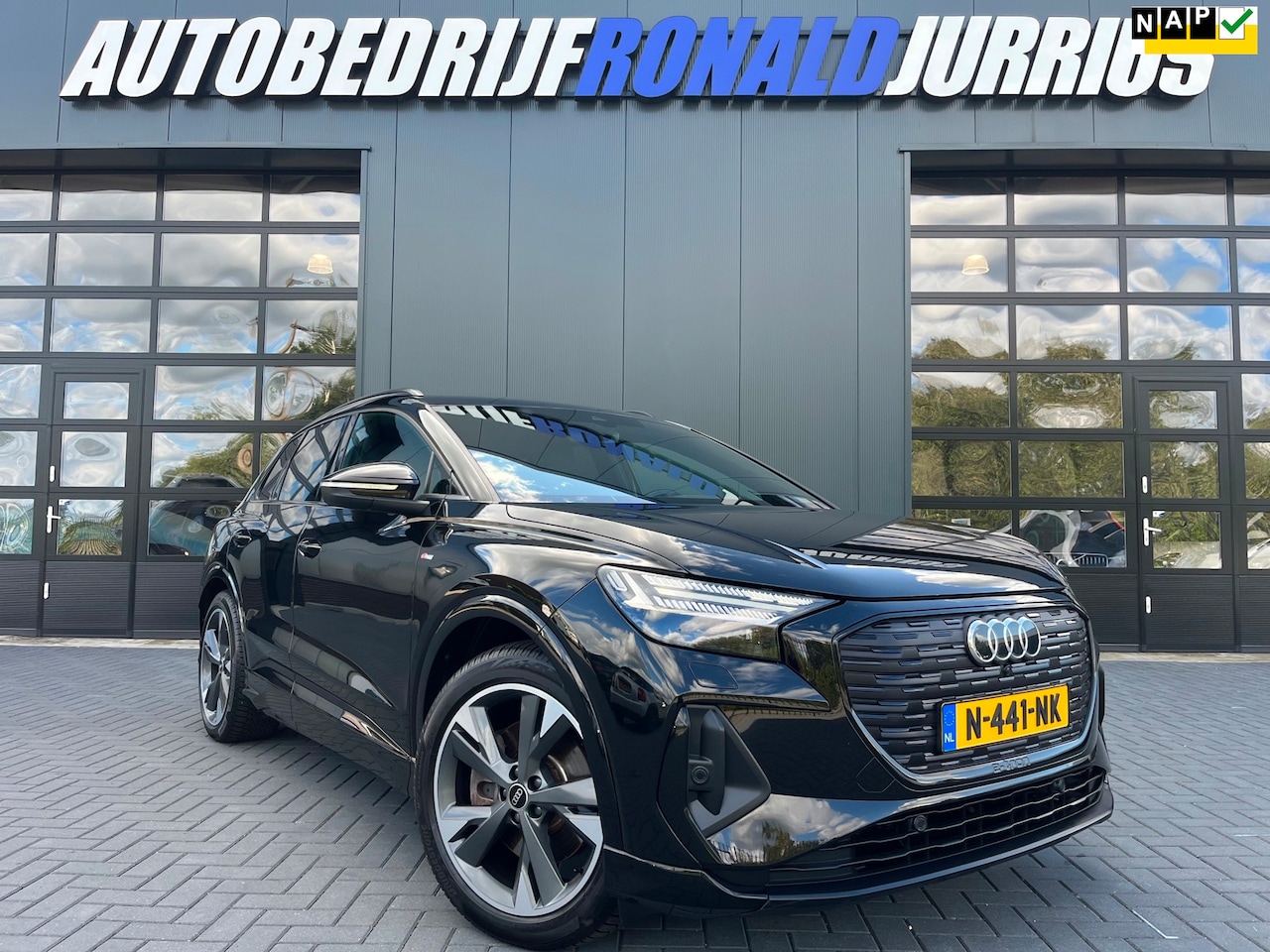 Audi Q4 e-tron - 40 Launch edition S-Line Competition 77 kWh NL.Auto/SOH 95.5%/20Inch/Full led/Leder/1Ste E - AutoWereld.nl
