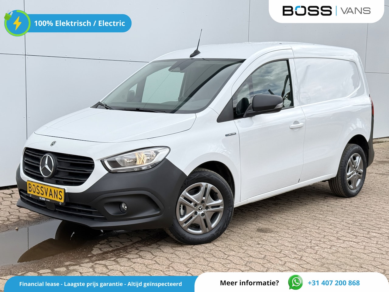 Mercedes-Benz eCitan - Pro 51kWh 122PK Nieuw! L1 Elektrisch 300km WLTP 75KW Snelladen Climate Control Cruise Cont - AutoWereld.nl