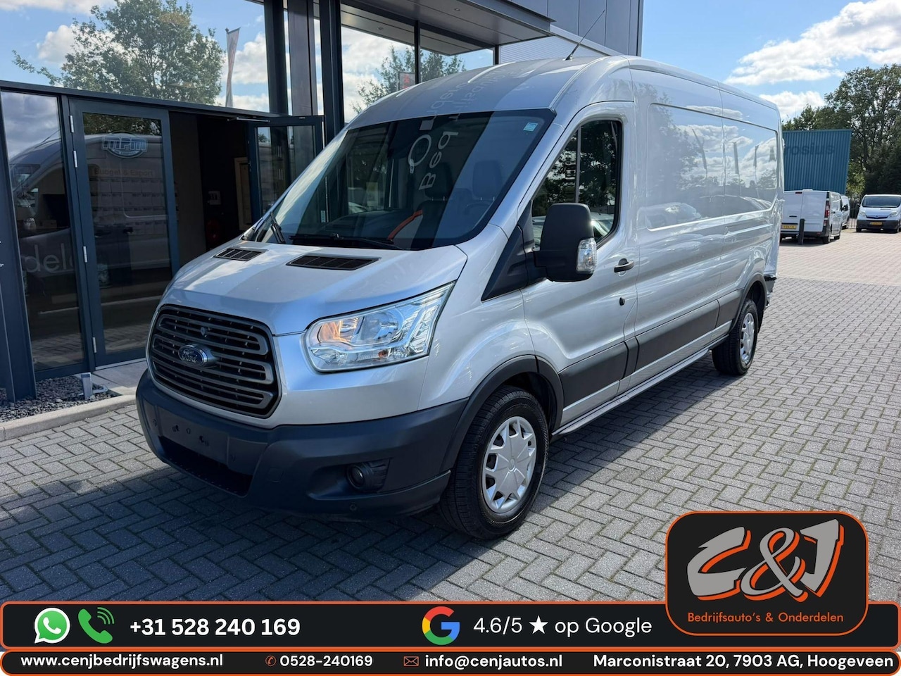 Ford Transit - 330 2.0 TDCI L3H2 Ambiente achterschade l airco l cruise l camera l trekhaak l MARGE - AutoWereld.nl
