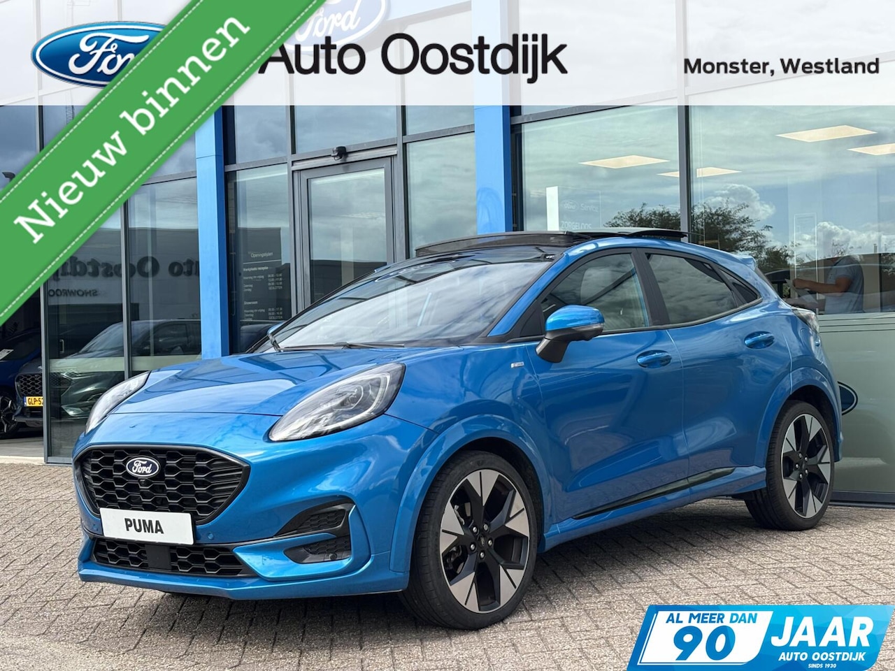 Ford Puma - 1.0 EcoBoost Hybrid ST-Line X 155PK Automaat Afn. Trekhaak Panodak Winterpack Adaptieve Cr - AutoWereld.nl