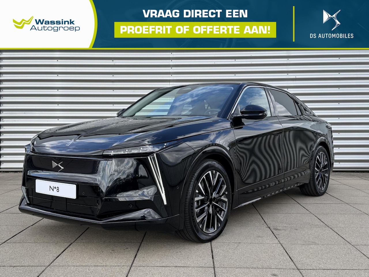 DS No 8 - Pallas Black Edition 74 kWh | 20 INCH | Panoramadak | Elektrisch verstelbare bestuurdersto - AutoWereld.nl