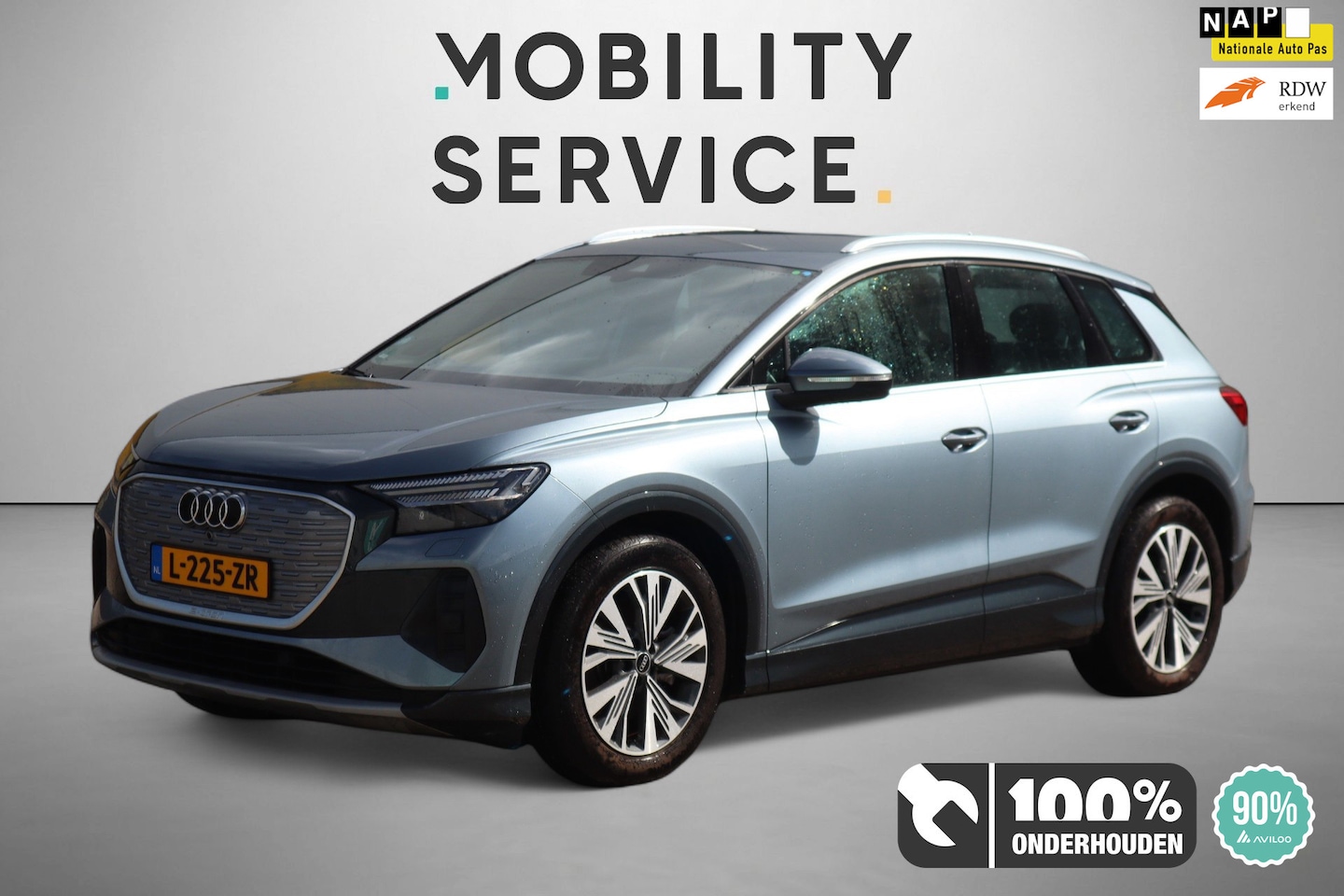 Audi Q4 e-tron - 40 Launch edition Advanced 77 kWh SOH90% Warmtepomp Clima Cruise Matrix - AutoWereld.nl