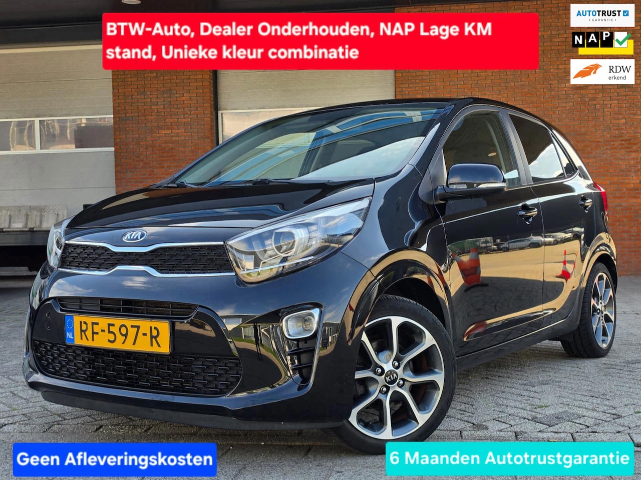 Kia Picanto - 1.0 CVVT Colour Edition|Carplay|Achteruitrijcamera|6 Maanden Autotrust - AutoWereld.nl
