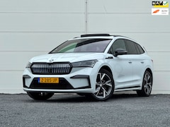 Skoda Enyaq iV - 60 Sportline Org NL Pano Hud Canton Warmtepomp SOH 93% Crystal Grille 360 Camera Stoelverw