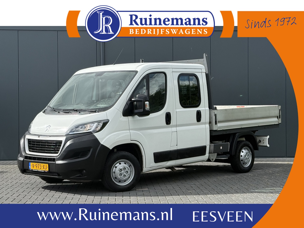 Peugeot Boxer - 2.0 BlueHDI 131 PK EURO 6 / PICK UP / 7-PERS DUBBELE CABINE / AIRCO / TREKHAAK / 2500 KG A - AutoWereld.nl