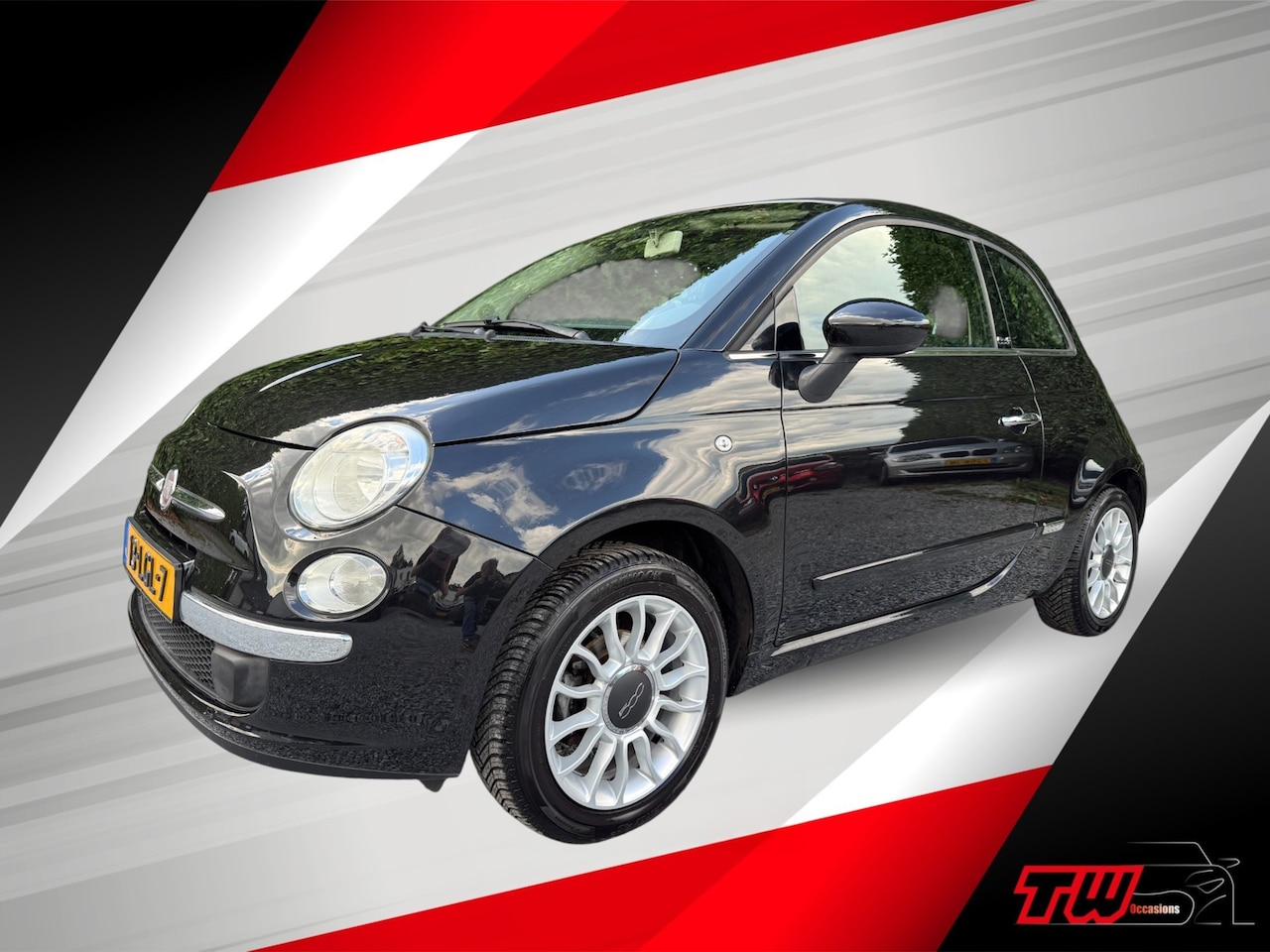 Fiat 500 C - 1.2 Lounge Cabrio AUT |NWE APK|AIRCO|LEER|NAVI - AutoWereld.nl